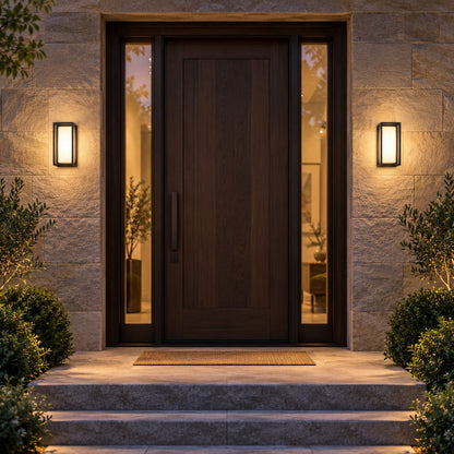 Modern Outdoor Wall Light LED Waterproof Aluminum Fixture for Porch Patio and Pathway